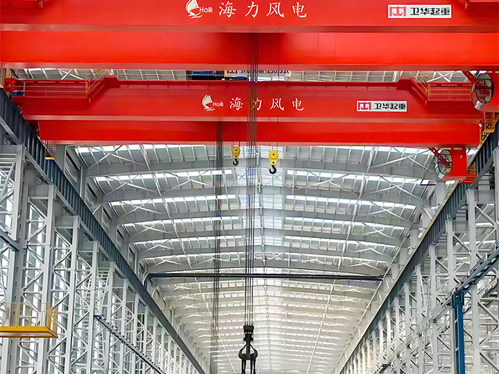 European double bridge crane