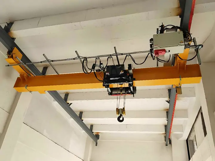 NLX European single girder suspension overhead crane