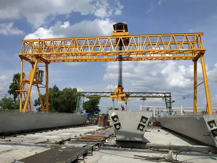 double girder truss gantey crane