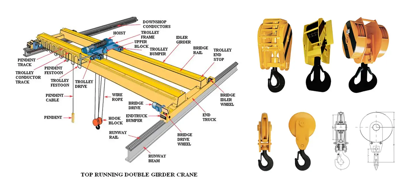 Hook Overhead Crane Parts