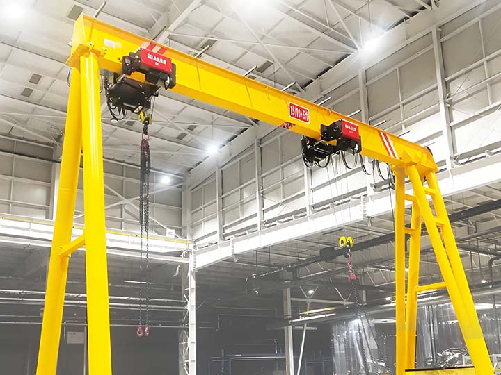 single beam gantry crane