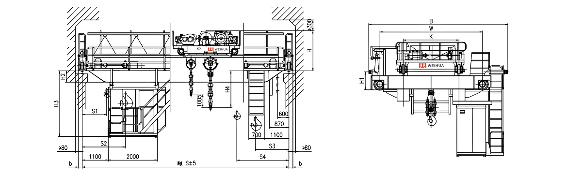 insulation bridge crane