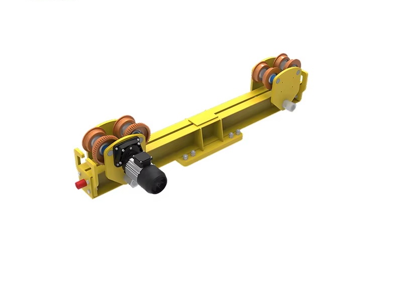 Underhung crane end trucks