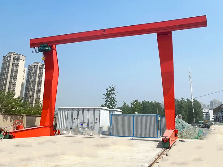 L-Type Single Girder Hoist Gantry Crane