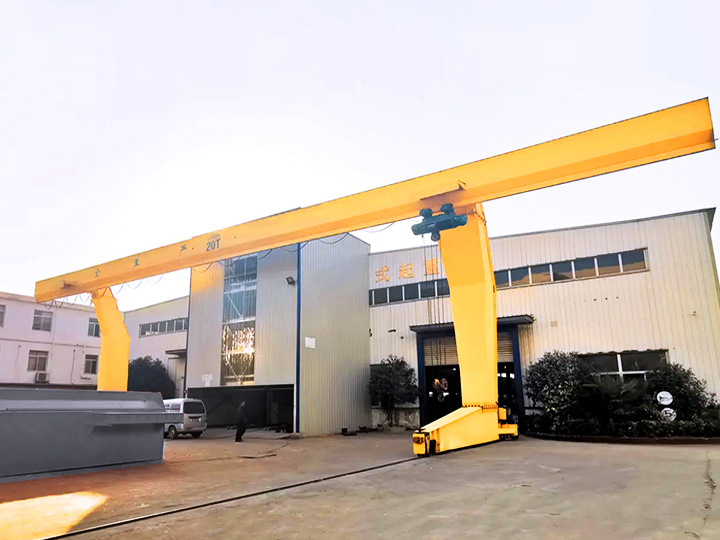 L-Type Single Girder Hoist Gantry Crane