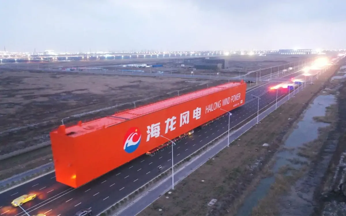 Weihua 3000 Ton Giant Gantry Crane Successfully Delivered To Ocean Wind Power