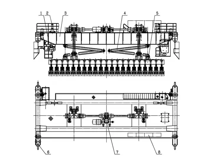 Anode Carbon Block Stacking Crane