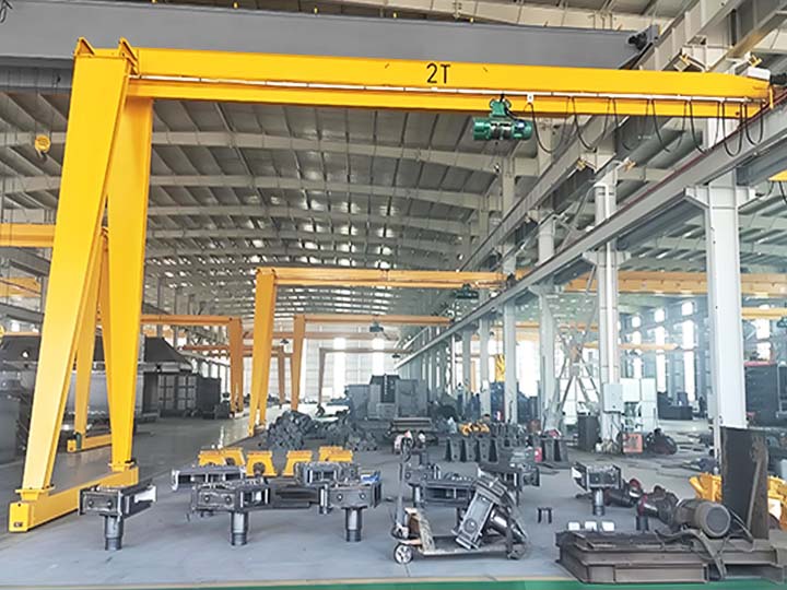 BMH Single Girder Semi Gantry Crane