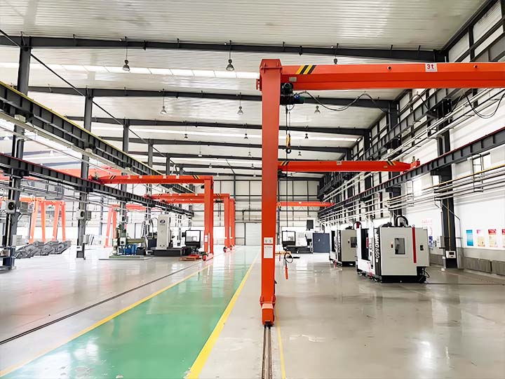 BMH Single Girder Semi Gantry Crane