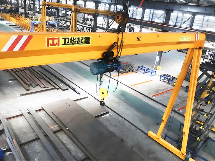 BMH Single Girder Semi Gantry Crane