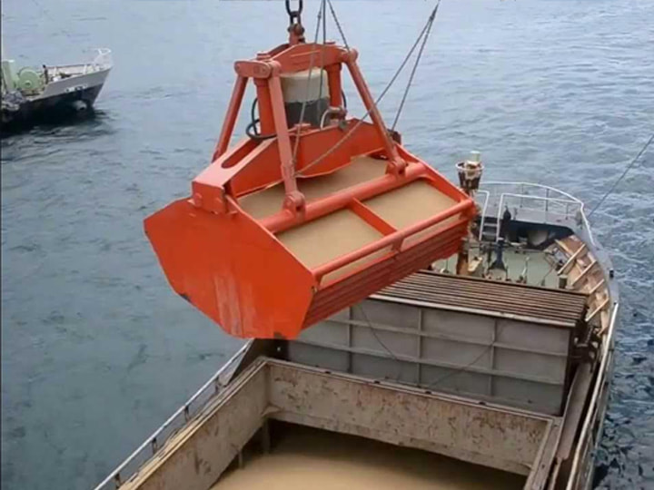 Double Flap Clamshell Grab Bucket