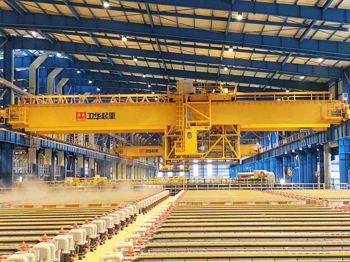Electrolytic Copper Intelligent Overhead Crane - Weihua Heavy Machinery