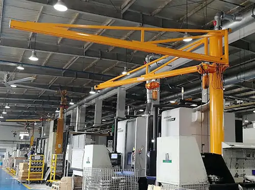 Floor-Mounted Jib Crane