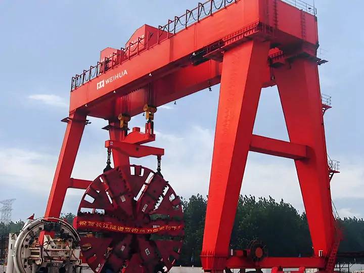 Gantry Crane for Shield Tunneling Machines