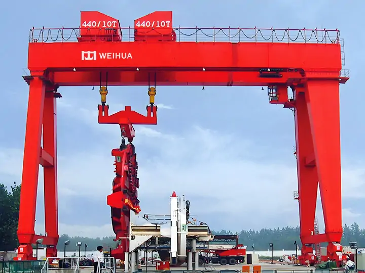 Gantry Crane for Shield Tunneling Machines