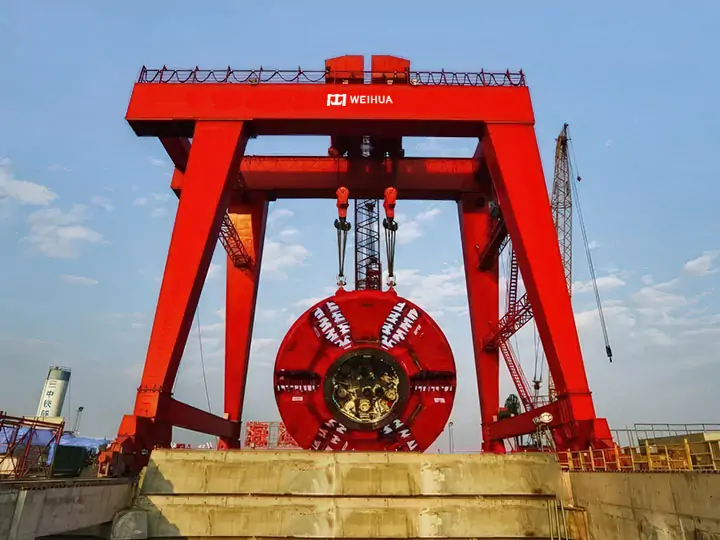 Gantry Crane for Shield Tunneling Machines
