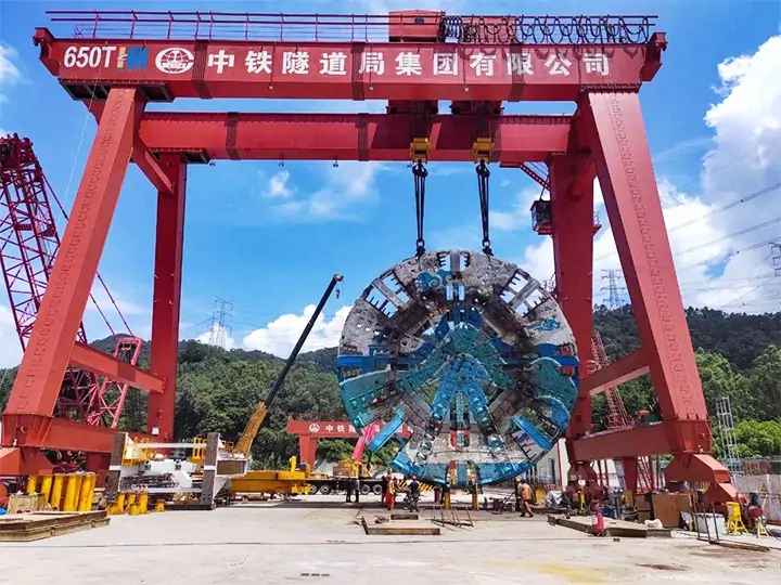 Gantry Crane for Shield Tunneling Machines