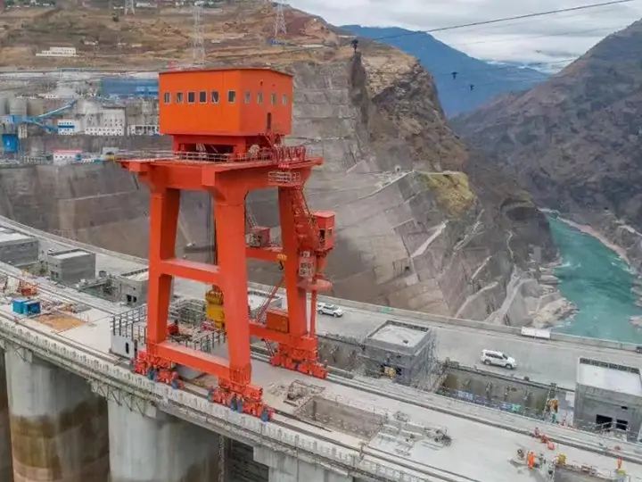 Hydropower Station Dam Top Gantry Crane
