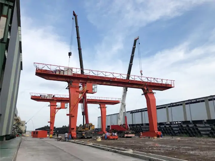 L-Type Single Girder Hoist Gantry Crane