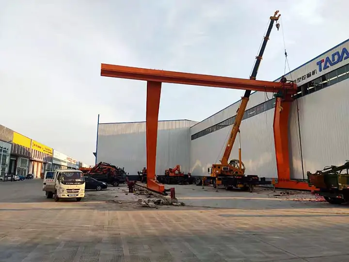 L-Type Single Girder Hoist Gantry Crane