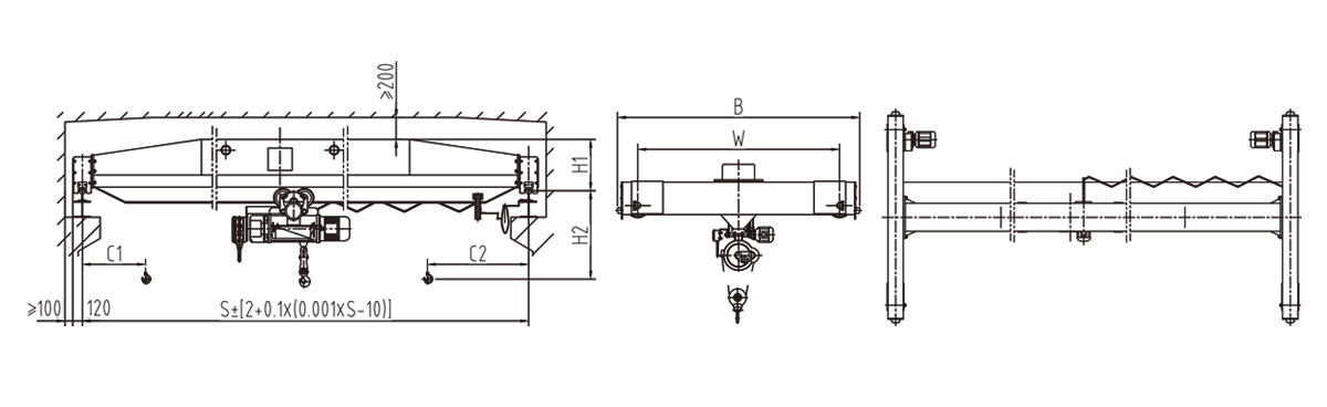 LB Explosion-Proof Single Girder Overhead Traveling Crane