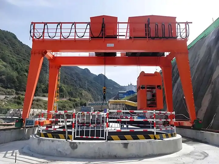 Mining Vertical Shaft Gantry Crane