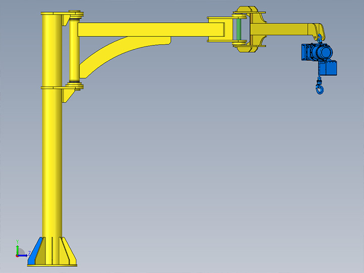 free standing articulating jib crane (1)