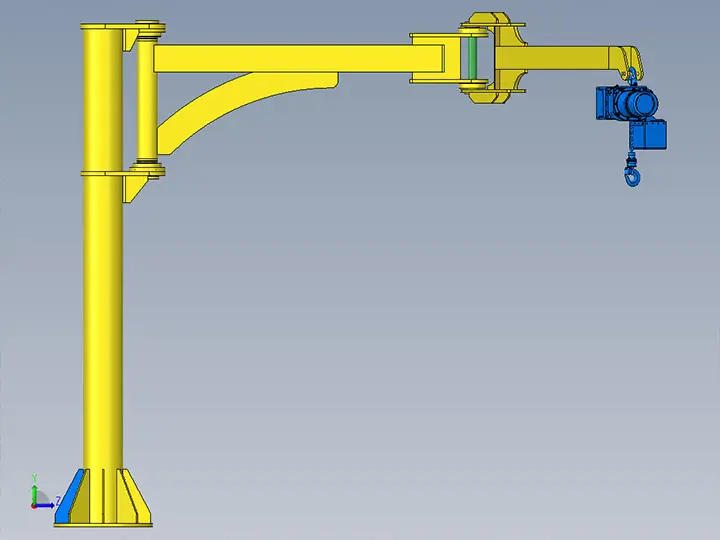free standing articulating jib crane (1)