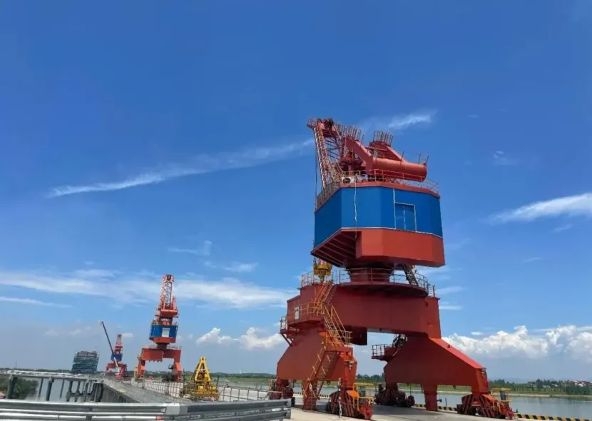 3 Portal Cranes Successfully Delivered to Jinhua Port
