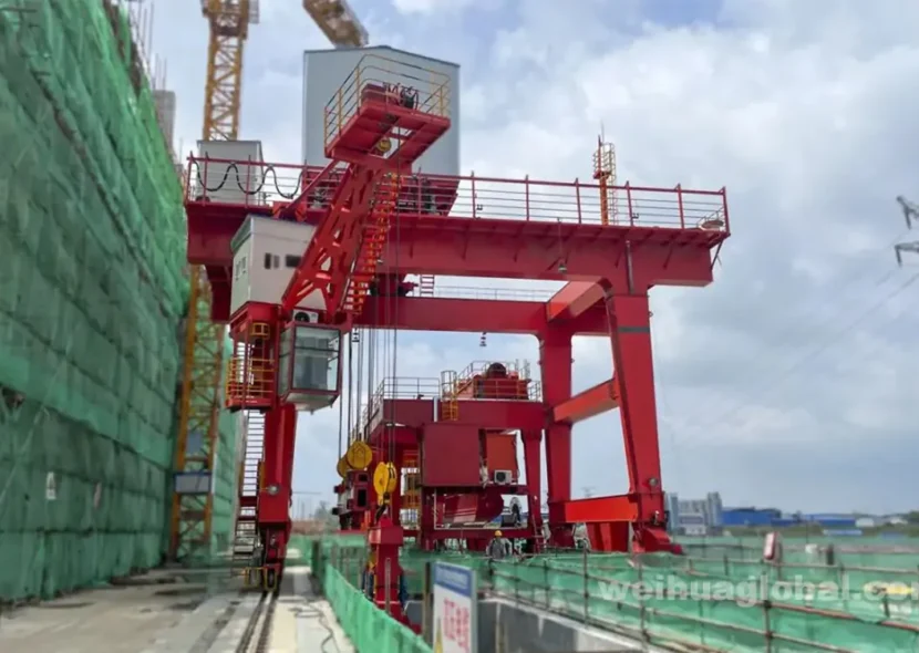 Heavy Duty Gantry Cranes For Water Conservancy Project Construction
