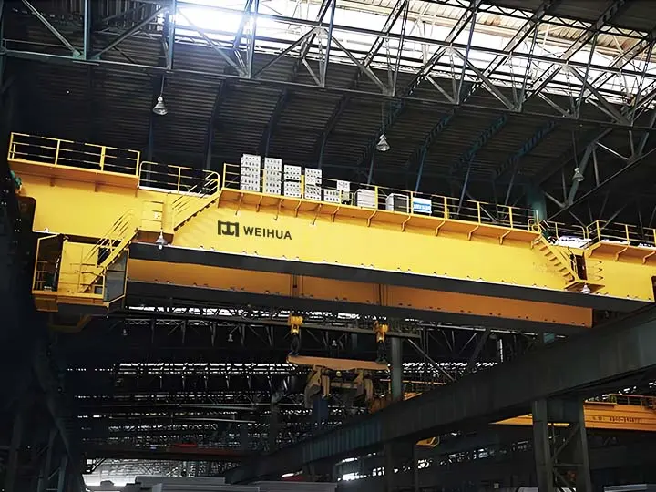 Overhead Clamp Crane for Ingot, Billet & Slab Handling