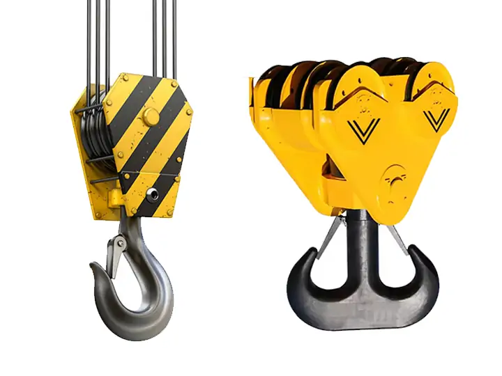 crane hook blocks