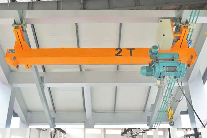 2 ton single girder overhead crane