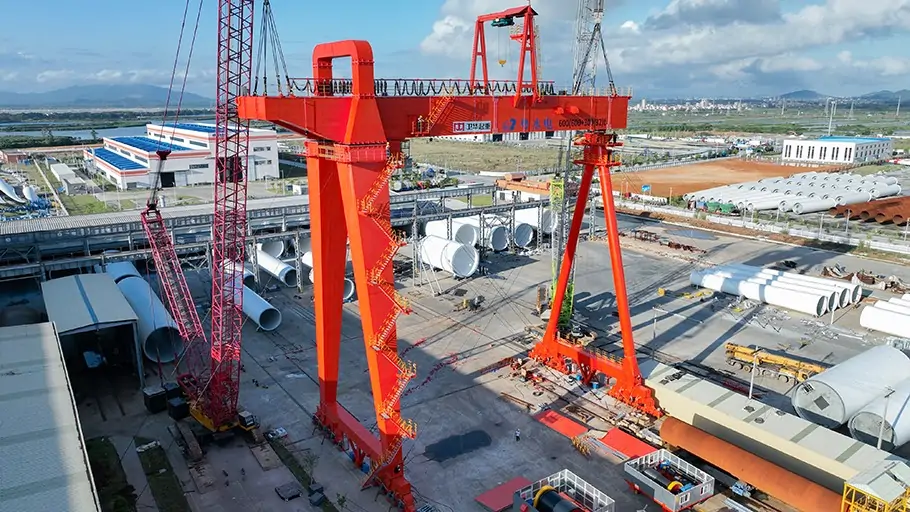 600 Ton Hydro Power Crane for Clean Energy Project