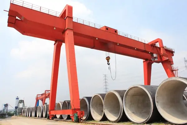 A-type 10-ton double girder gantry crane