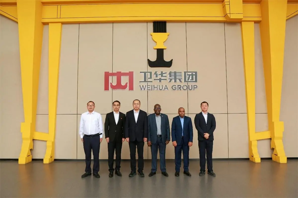 Tanzanian President Hassan meets Weihua Group executives at FOCAC (3)