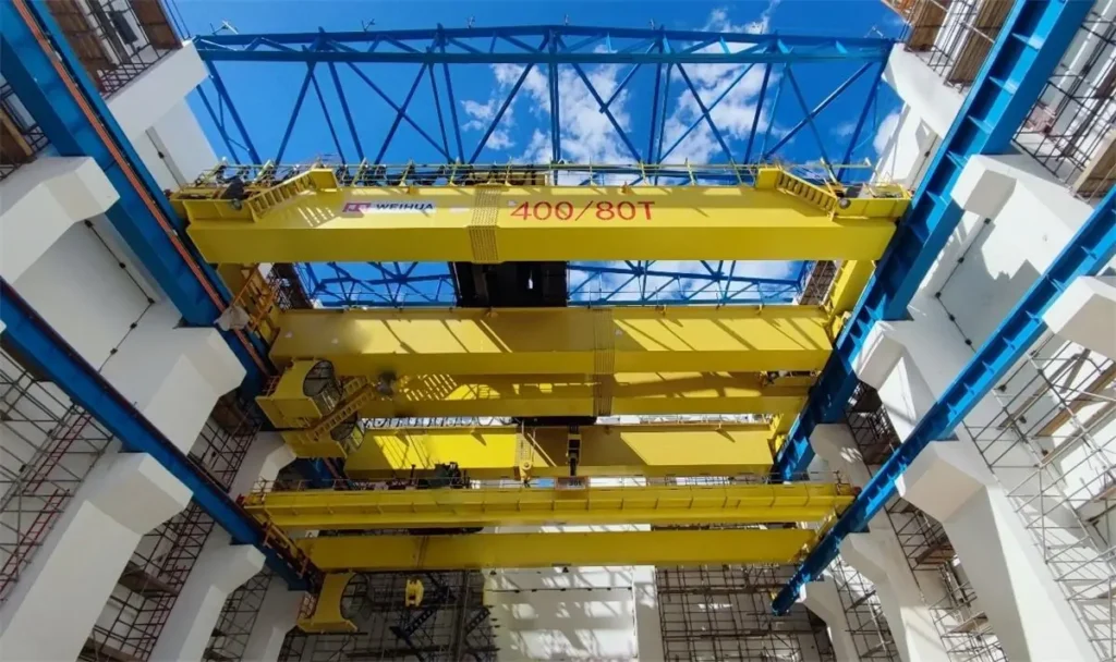 Weihua Hydroelectric Bridge Crane for Tanzania Hydroelectric Power Station