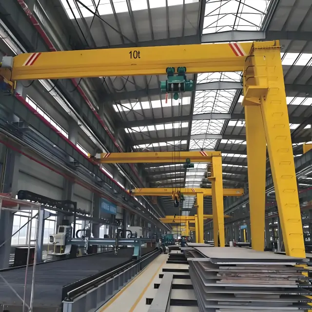 10 ton Single Girder Semi Gantry Crane