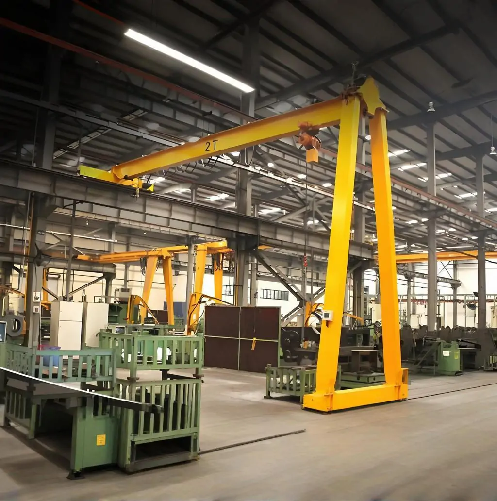 2 ton Single Girder Semi Gantry Crane