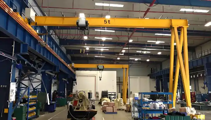 5 ton Single Girder Semi Gantry Crane