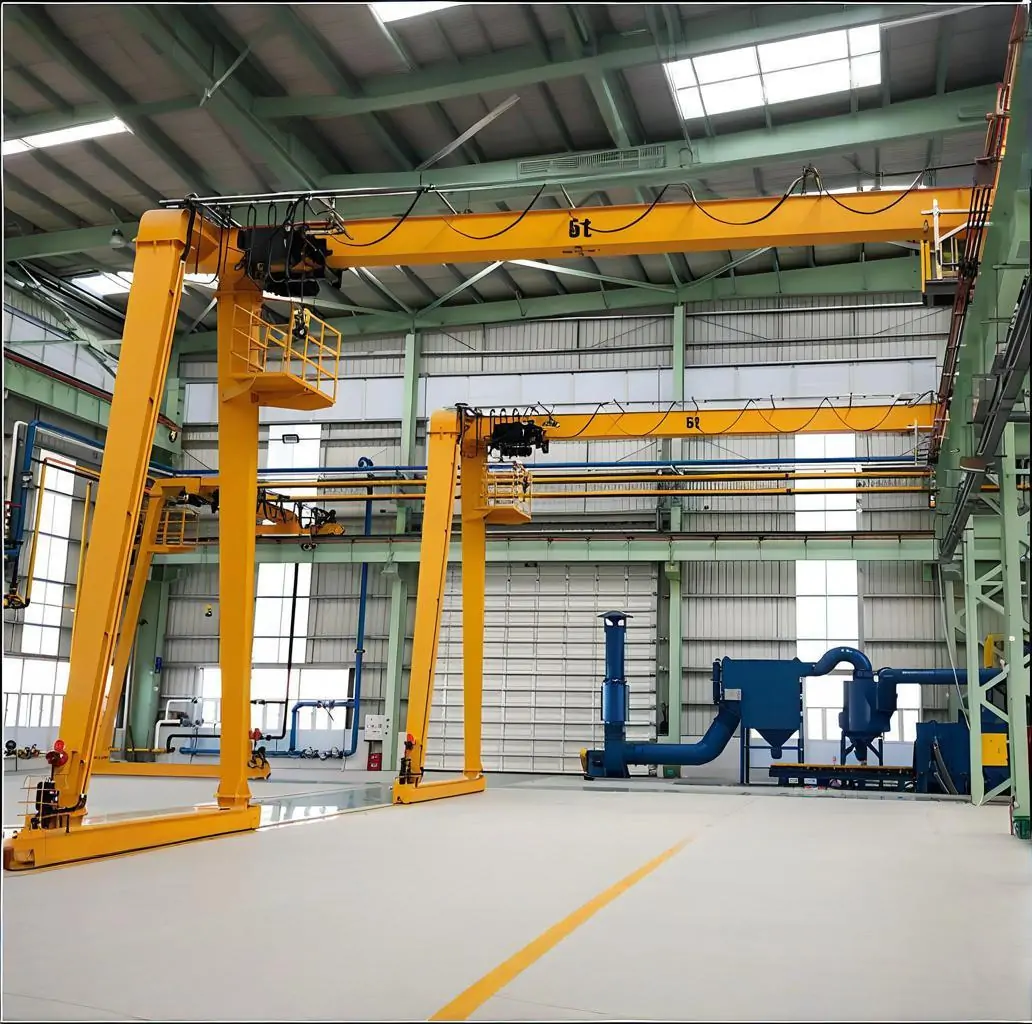 6 ton Single Girder Semi Gantry Crane