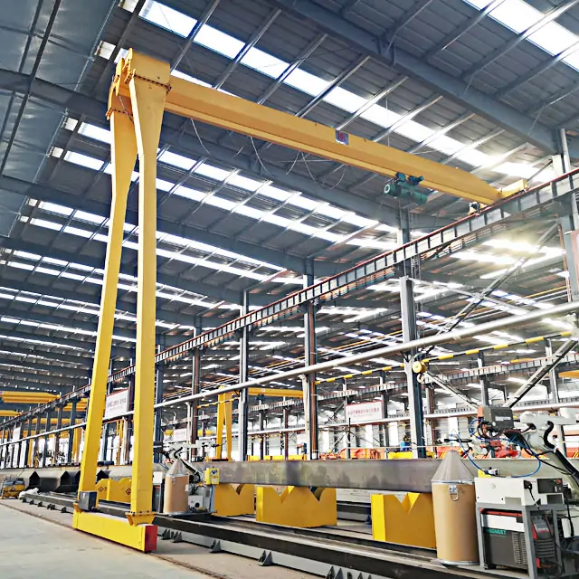 Single Girder Semi Gantry Crane