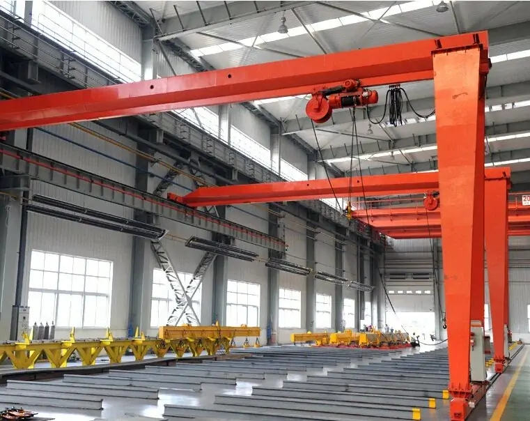 Single Girder Semi Gantry Crane