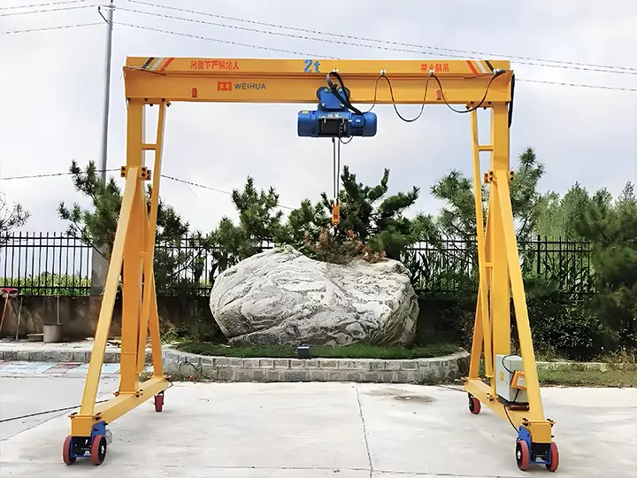 2 ton portable gantry crane