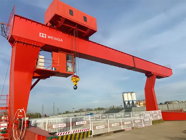 20 Ton L-Type Gantry Crane With Electric Hoist