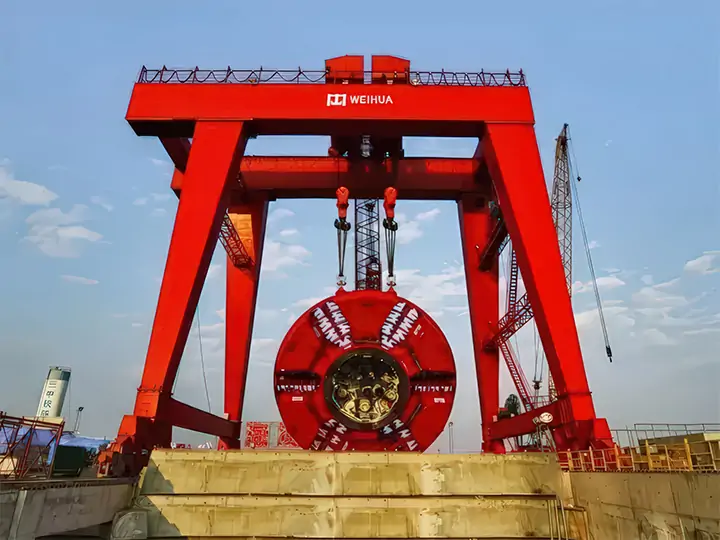 100 Ton heavy duty gantry crane