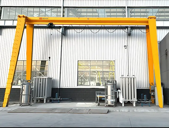 20 Ton MH Single Beam Hoist Gantry Crane
