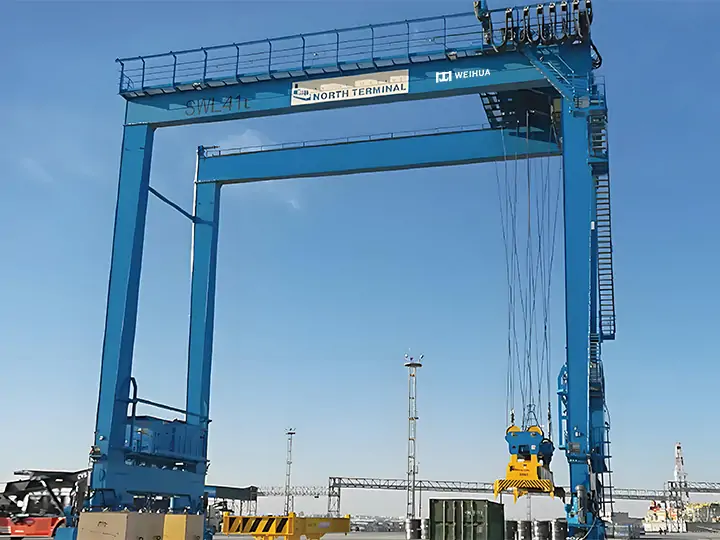 RTG container cranes exported to Kazakhstan