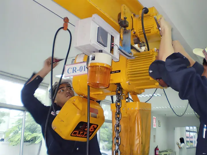 electric hoist maintenance