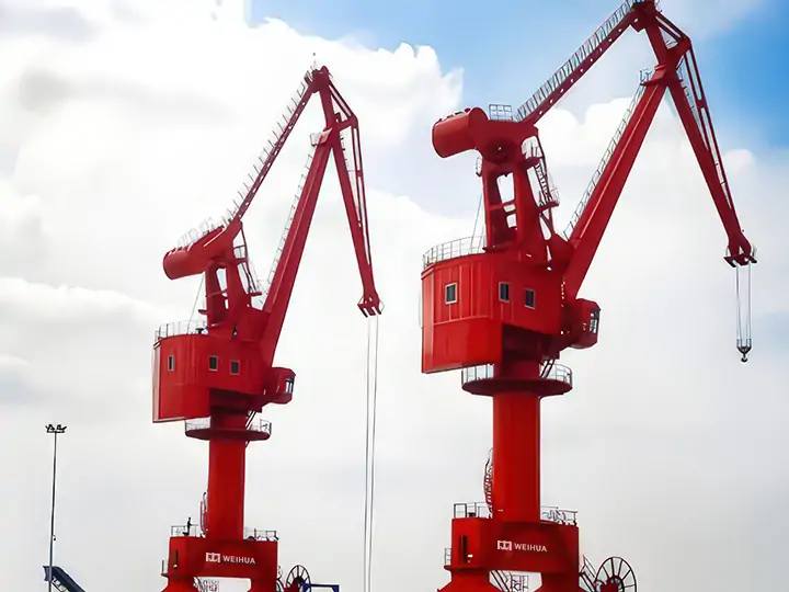 Dock Portal Slewing Crane